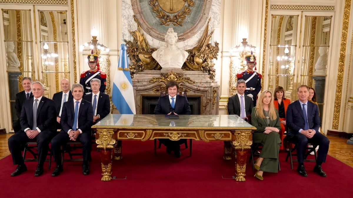 Milei anunci&oacute; en cadena nacional las reformas de la Carta Org&aacute;nica del Banco Central. (Foto: Presidencia)