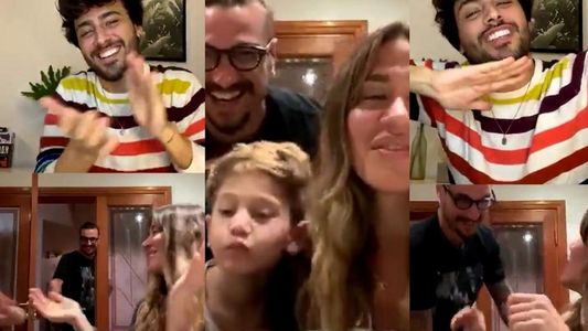 Jimena Barón y Daniel Osvaldo estuvieron con Momo en un Live de Instagram: “Ay, toda la familia”
