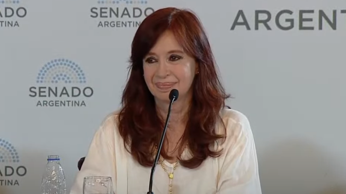Cristina Kirchner entregó una mención de honor a las Abuelas de Plaza de Mayo. (Captura)