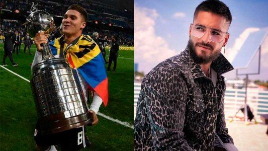 Maluma le mandó un mensaje de apoyo a Juanfer Quintero luego de su lesión
