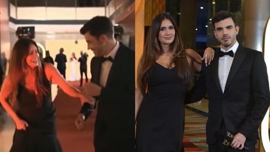 El blooper de Momi Giardina: se tropezó dos veces en la alfombra roja de los Premios Martín Fierro 2025
