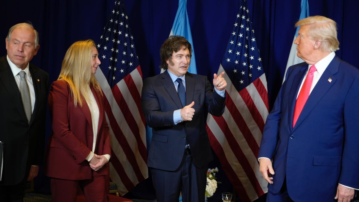 Milei con Donald Trump. (Foto: presidencia)