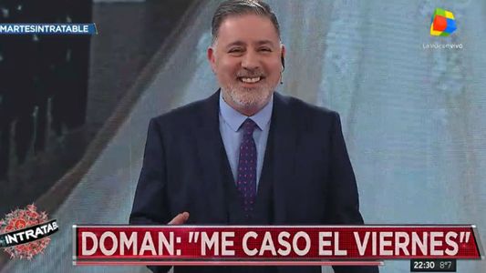 Fabián Doman anunció su casamiento: Fue secreto en serio hasta hoy