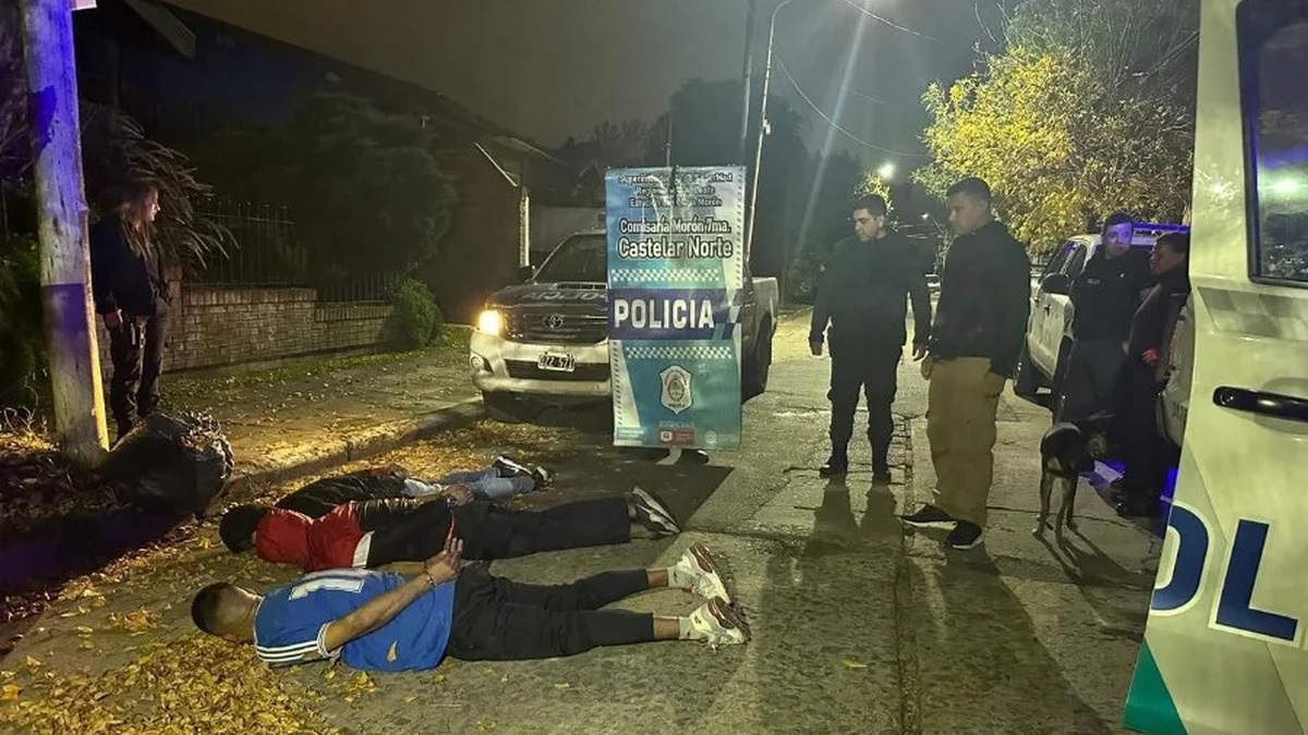 Persecución y tiroteo en Morón: así cayó una peligrosa banda que se preparaba para robar.&nbsp;