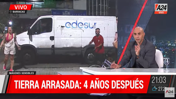 Esteban Trebucq en La Cruel Verdad: El calvario de vivir sin luz. (Captura) Esteban Trebucq en La Cruel Verdad: El calvario de vivir sin luz. (Captura)