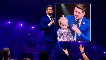 Michael Bublé presentó a Vida: el emotivo momento que compartieron en el escenario
