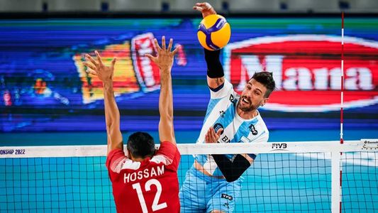 La Selección Argentina sufrió ante Egipto pero avanzó a octavos de final del Mundial de Voley