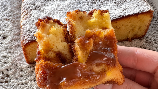 Budín de durazno: la receta fácil, húmeda y con un toque de dulce de leche que lo hace irresistible