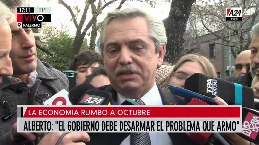 Alberto Fernández: No queremos caer en default