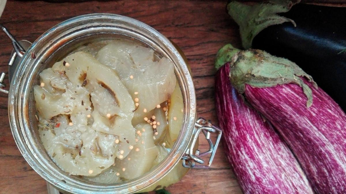 BERENJENA AL ESCABECHE receta: mega fácil y para acompañar con lo que quieras 