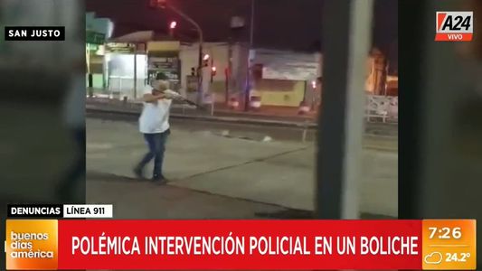 Un policía de civil disparó balas de goma contra jóvenes que se peleaban a la salida de un boliche