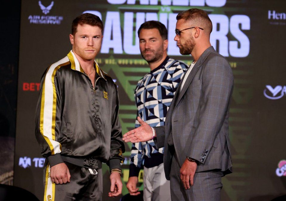Saunders y Canelo pelearán mañana ante 70.000 personas.