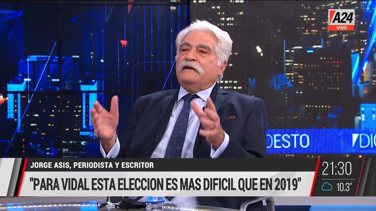 El periodista Jorge Asís en A24:&nbsp; Para María Eugenia Vidal