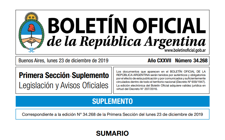 Ya rige la emergencia económica: el Gobierno publicó la mega ley en el Boletín Oficial