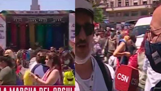 Marcha del Orgullo LGBTIQ+: la pregunta de un cronista, que generó repudio