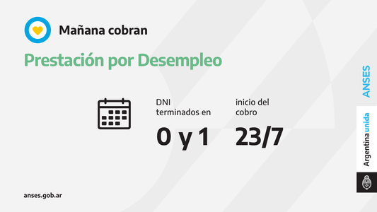 Jubilaciones, Pensiones, Prestación por Desempleo: quiénes cobran hoy 23 de julio 2021