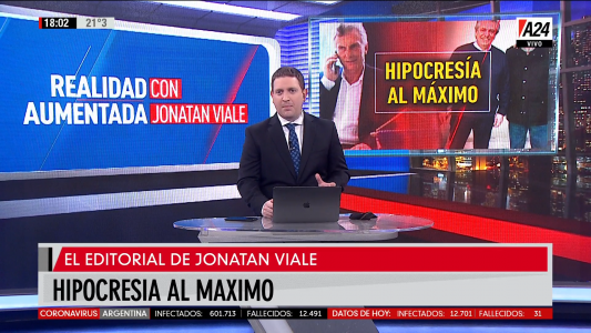 Hipocresía al máximo: el editorial de Jonatan Viale