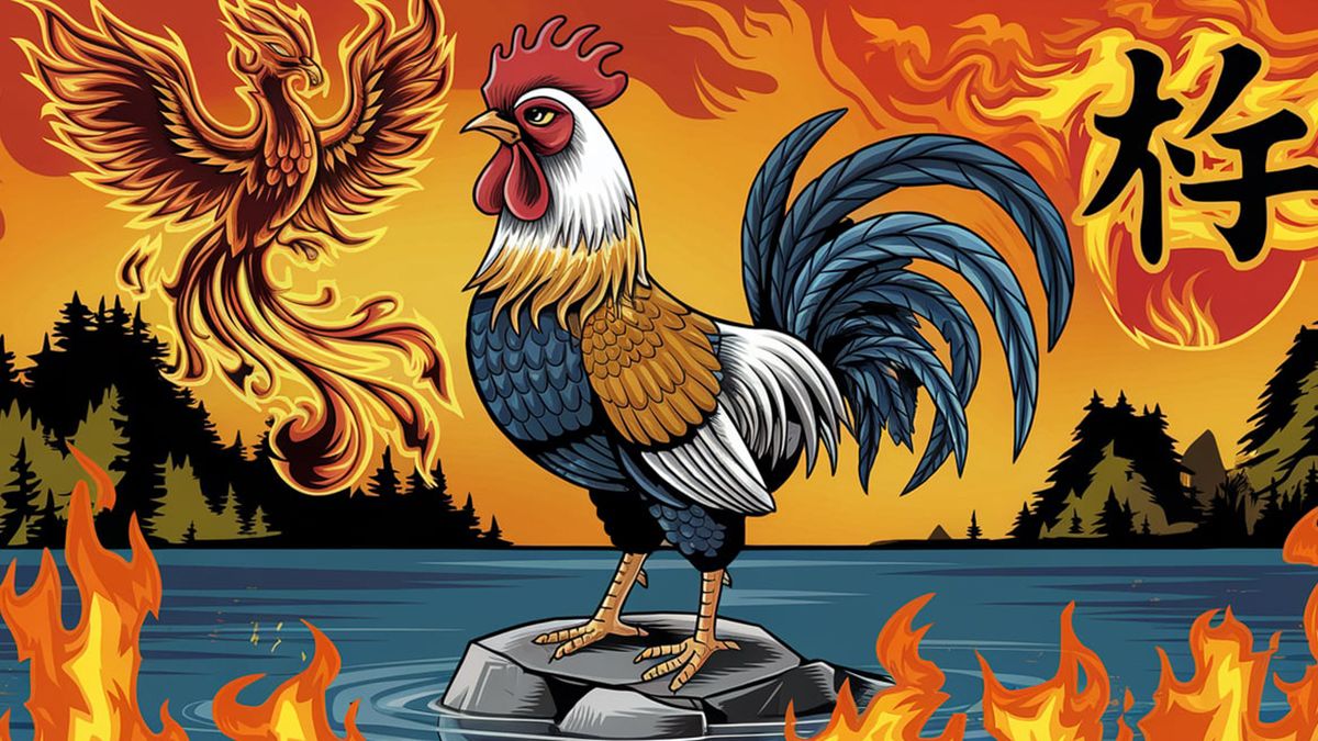Por el Gallo de Fuego, en el hor&oacute;scopo chino es un d&iacute;a perfecto para enfrentar desaf&iacute;os, resolver problemas y avanzar en proyectos personales o laborales. (Foto: Ideogram)
