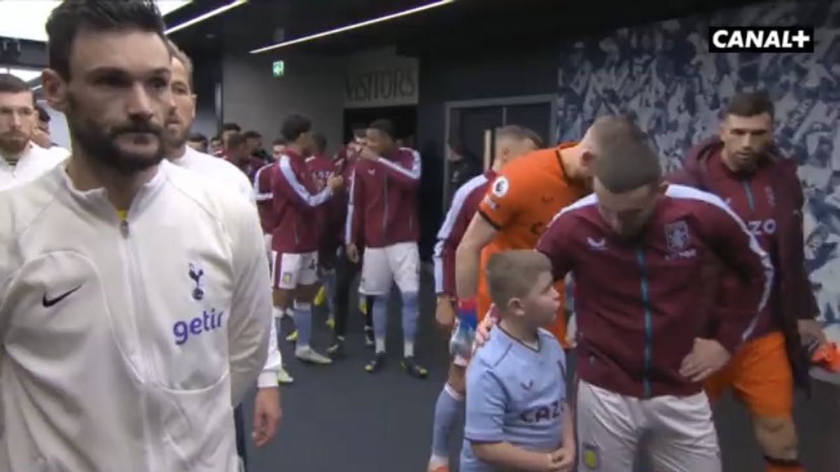 Emiliano Dibu Martínez y Hugo Lloris se saludaron tras la final entre Argentina y Francia (Foto: captura Canal +).