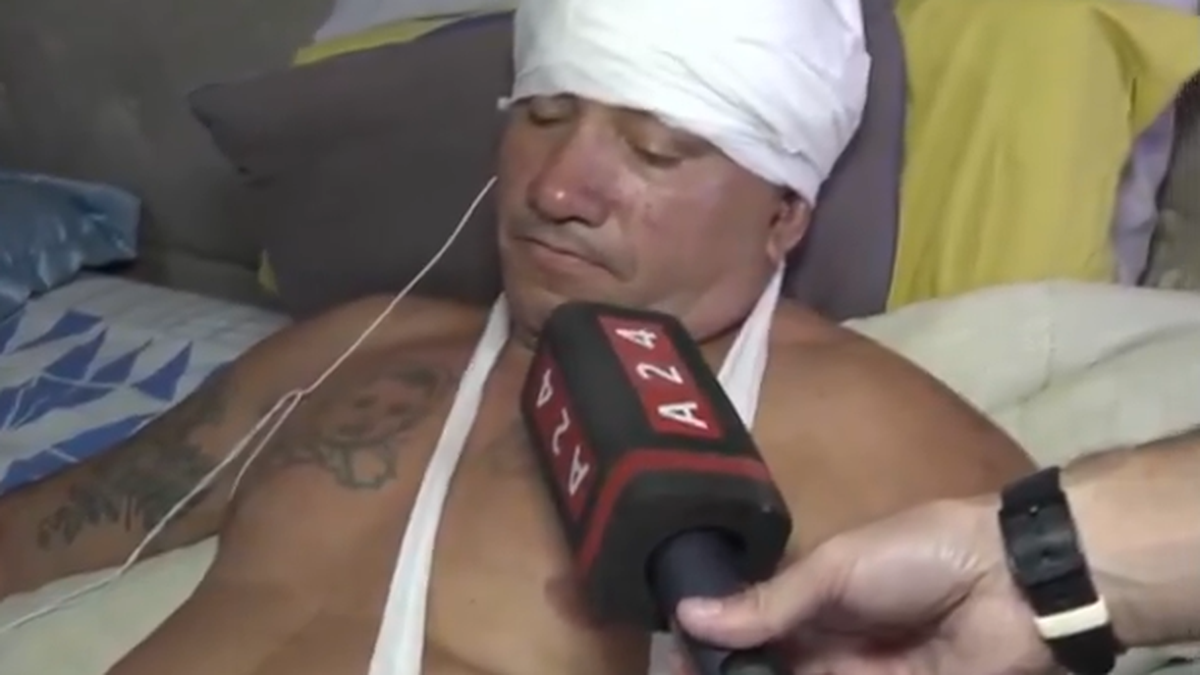 El jefe de la barra de Gimnasia habló tras los incidentes.