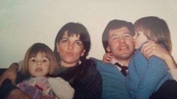 Marcela Kloosterboer recordó su infancia con una foto en familia