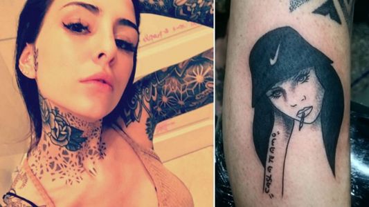 Cande Tinelli y el tatuaje de San Lorenzo