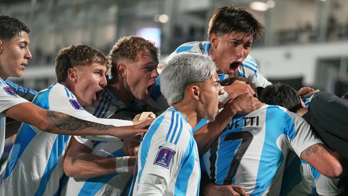 La Selecci&oacute;n argentina le gan&oacute; 1-0 a Italia y avanz&oacute; como puntero a la siguiente ronda del Mundial sub 20. (Foto: AP)