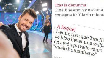 Crece la pelea: tras los dichos de Tinelli, Clarín lo acusó de usar consignas K