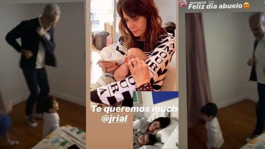 Video: El costado más tierno de Jorge Rial con su nieto Francesco