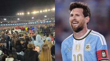 estuvo en la despedida de messi, su labor impedia verlo en la cancha y lloraba desconsoladamente estuvo en la despedida de messi, su labor impedia verlo en la cancha y lloraba desconsoladamente