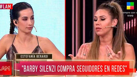 El tenso cruce entre Barby Silenzi y Estefi Berardi en vivo