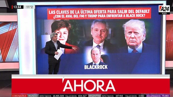 ¿Con el aval del FMI y Trump para enfrentar a BlackRock?