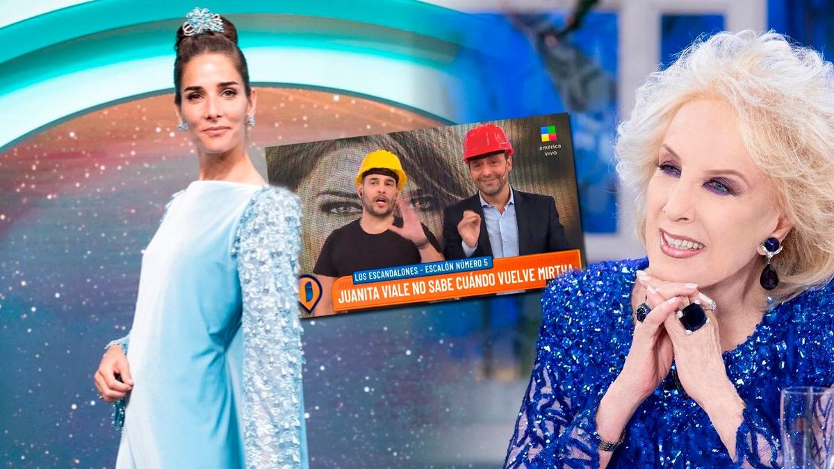 Mirtha Legrand y Juana Viale