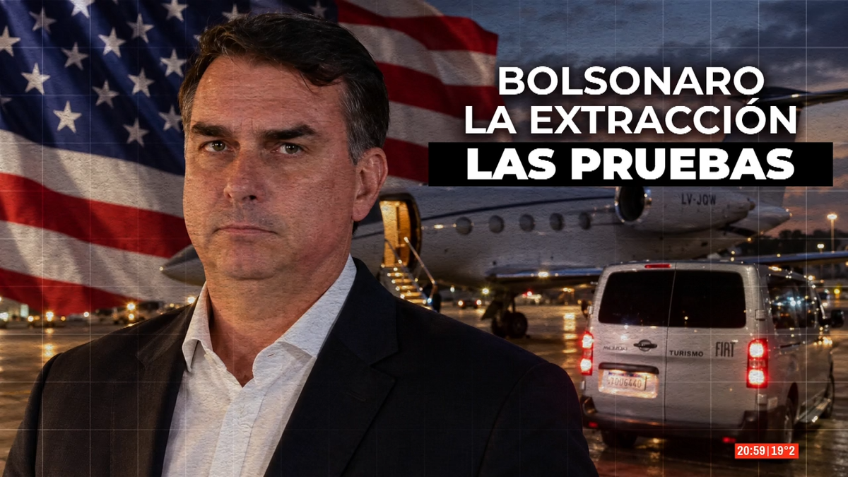 La extracción de Flávio Bolsonaro: los documentos que prueban la operación en Argentina. (Foto: captura de pantalla).