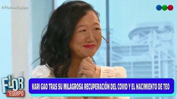El llanto de Florencia Peña al reencontrarse con Karina Gao