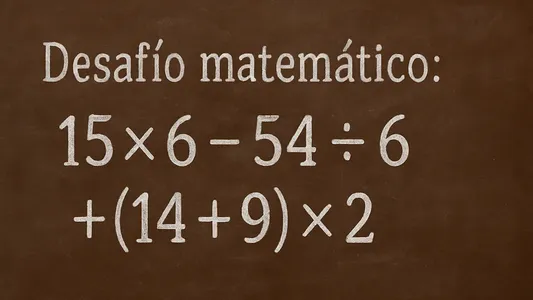 Desafío Matemático: este cálculo con paréntesis para resolver sin mirar la respuesta