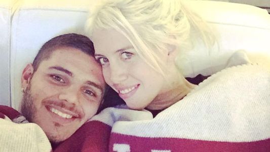 Icardi ratoneó a todo Twitter con la foto íntima de Wanda