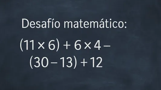 Desafío Matemático: esta cuenta con signos pone a prueba tu razonamiento