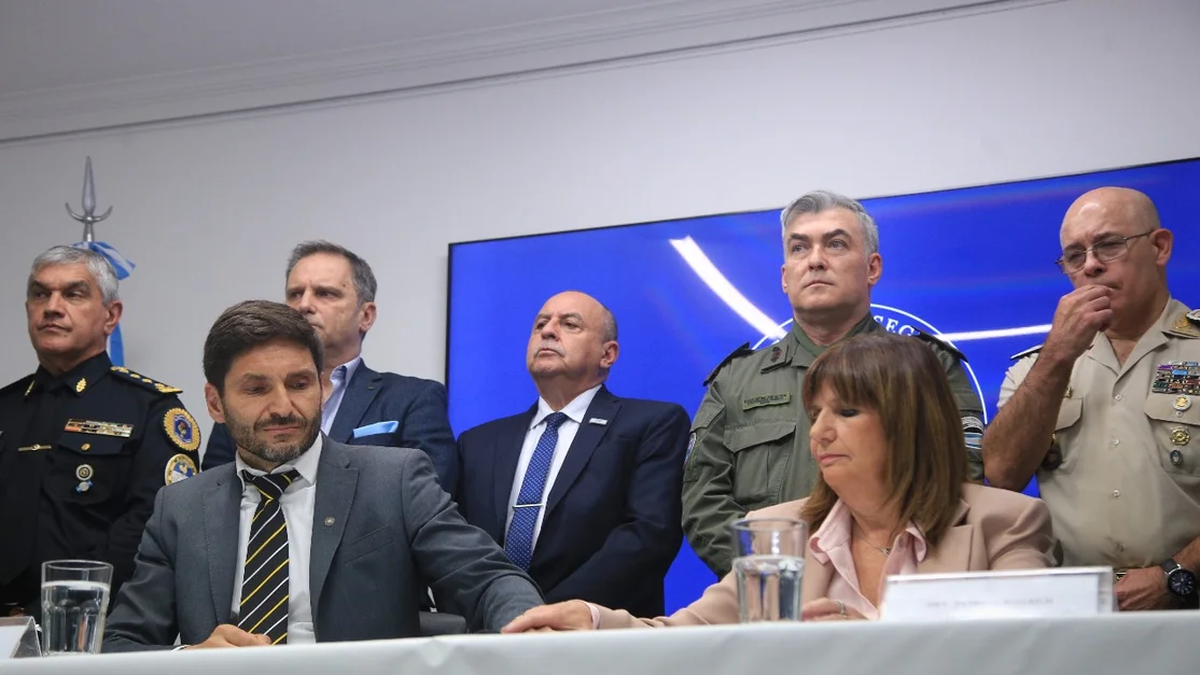 Maximiliano Pullaro y Patricia Bullrich. (Foto: NA)