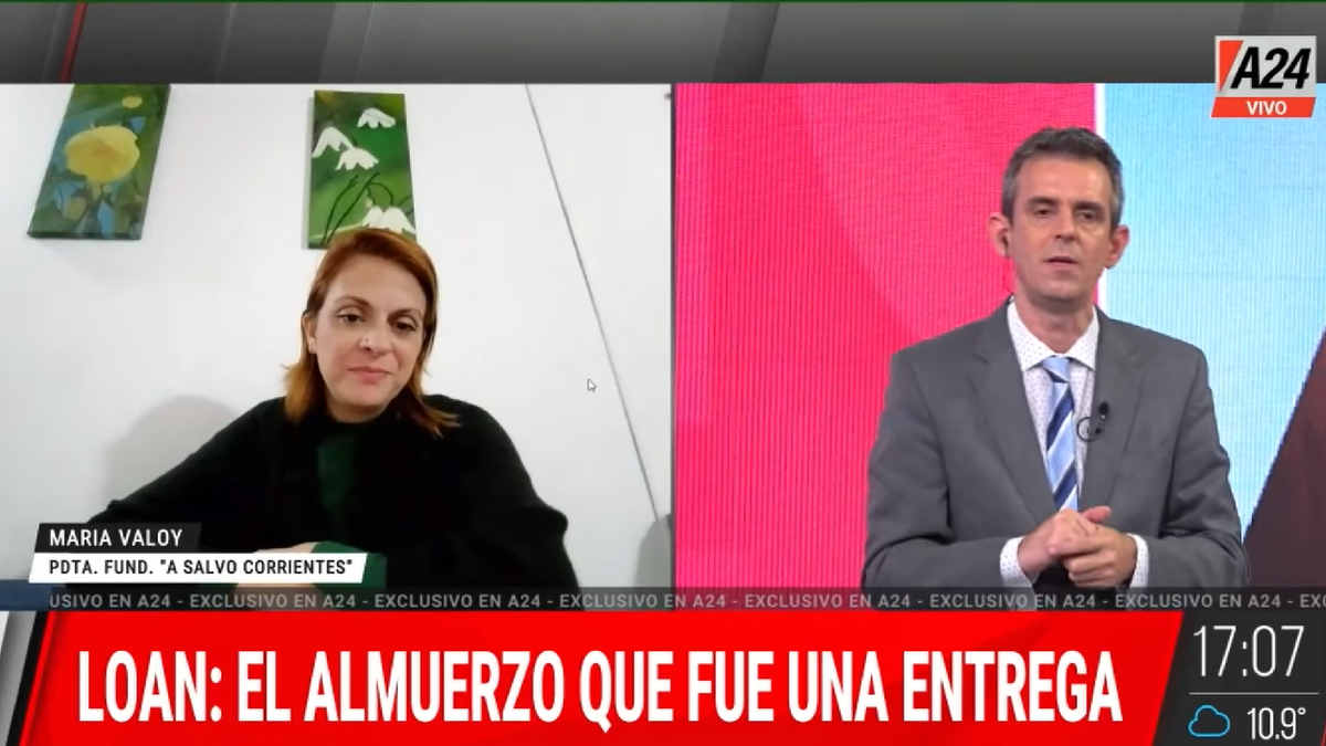 Una especialista en trata de personas habló en A24 sobre el caso Loan: Fue premeditado. (Foto: captura)