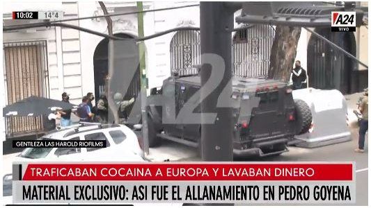Operativo narco: los videos del allanamiento a una casa en Caballito