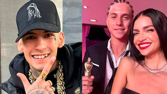 La estrategia de Zaira Nara y Valentino para evitar cruzar a L-Gante en los Martín Fierro de la Moda