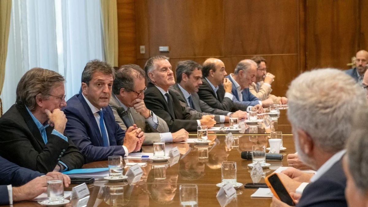 El ministro Economía Sergio Massa