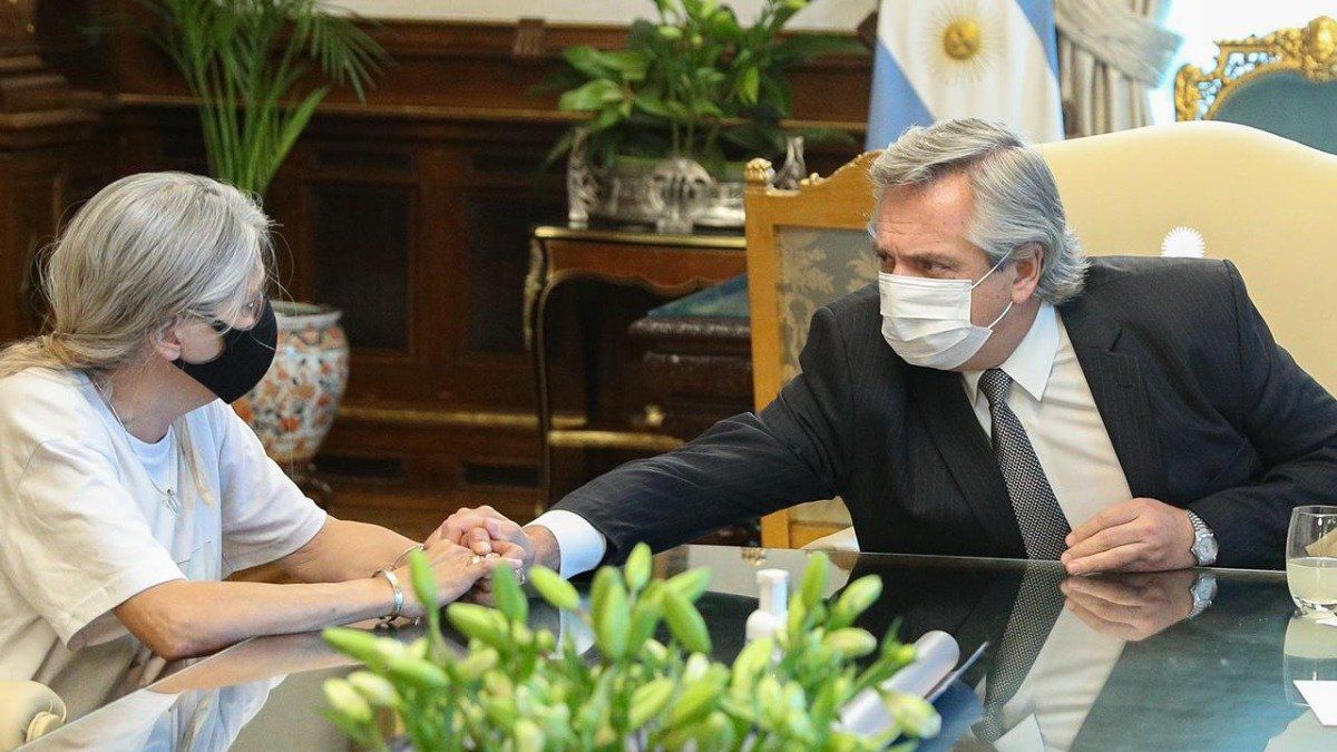 Alberto Fernández recibió a los padres de Úrsula Bahillo y prometió visitarlos en Rojas