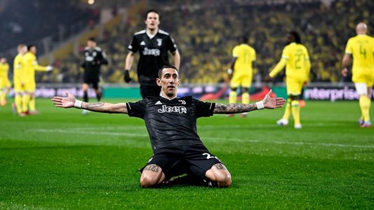 ¡Ángel Di María, prendido fuego! Convirtió los tres goles en la victoria de Juventus ante Nantes