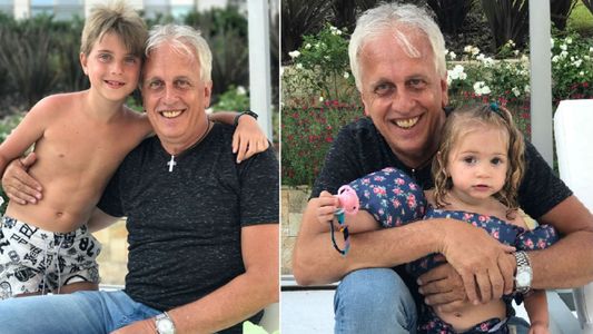 Andrés Nara: Después de cuatro años lo vi a mi nieto más grande y le regalé un trofeo