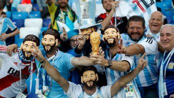 Así se cantó el himno argentino en el estadio de Nizhni Nóvgorod