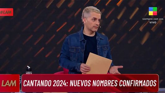 Ángel de Brito anunció los nuevos confirmados del Cantando 2024