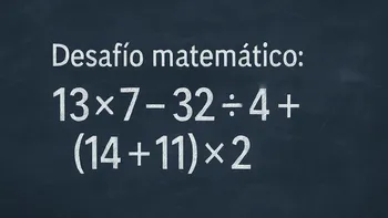 Desafío matemático: muy pocos lo resuelven antes de los 10 segundos