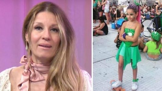 Fuerte reacción de Gisela Barreto al ver una nena en una marcha a favor de la legalización del aborto